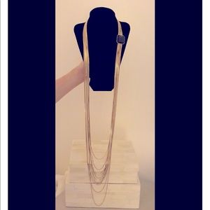 Elie Saab Gold Long Multi-strands necklace